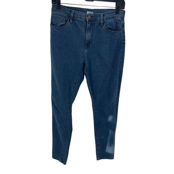 BDG Twig Ankle Jeans High Rise Denim Skinny Medium Wash Blue Size 28 x 29 - Picture 1 of 10